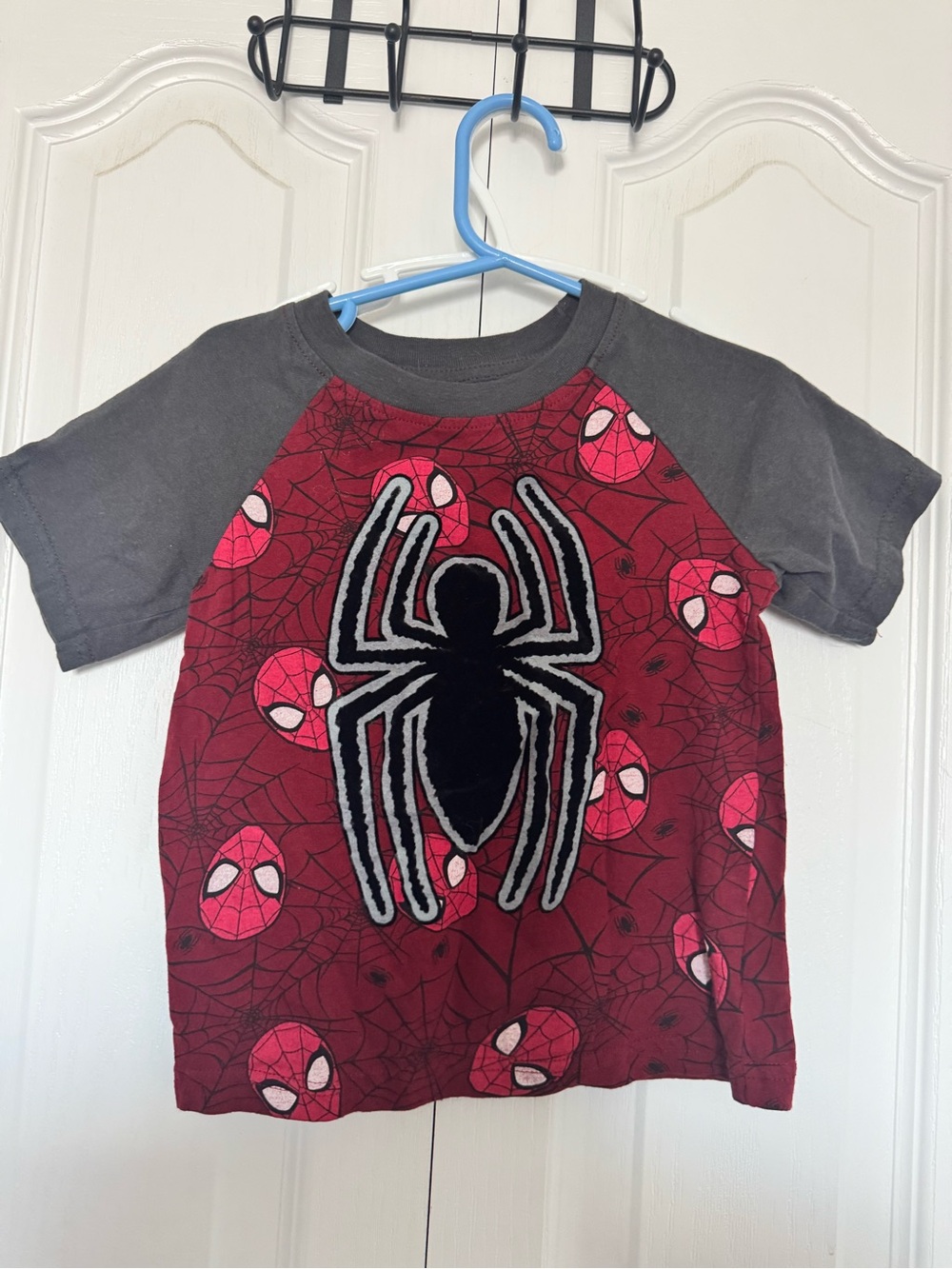 Spider Man Marvel Kids Red Spider Graphic Raglan Tee